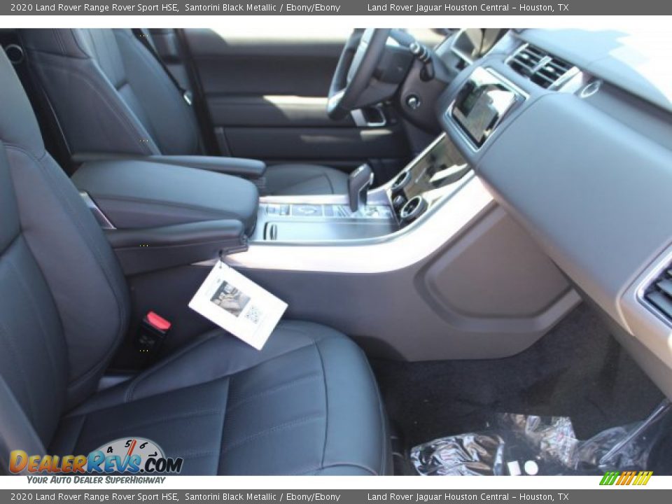 2020 Land Rover Range Rover Sport HSE Santorini Black Metallic / Ebony/Ebony Photo #3