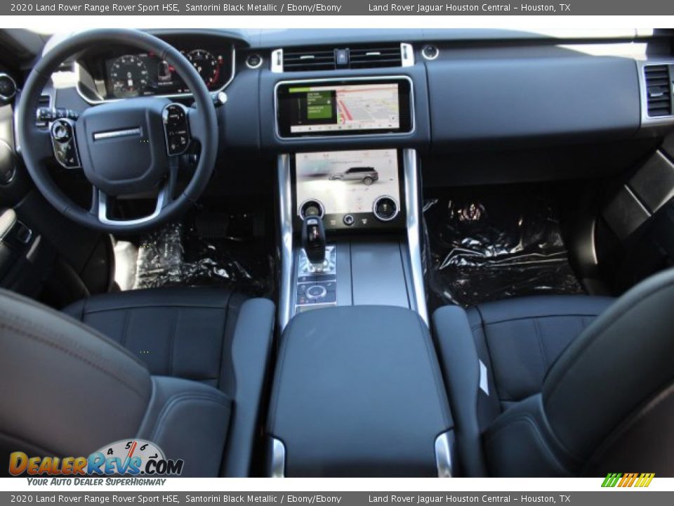 2020 Land Rover Range Rover Sport HSE Santorini Black Metallic / Ebony/Ebony Photo #4