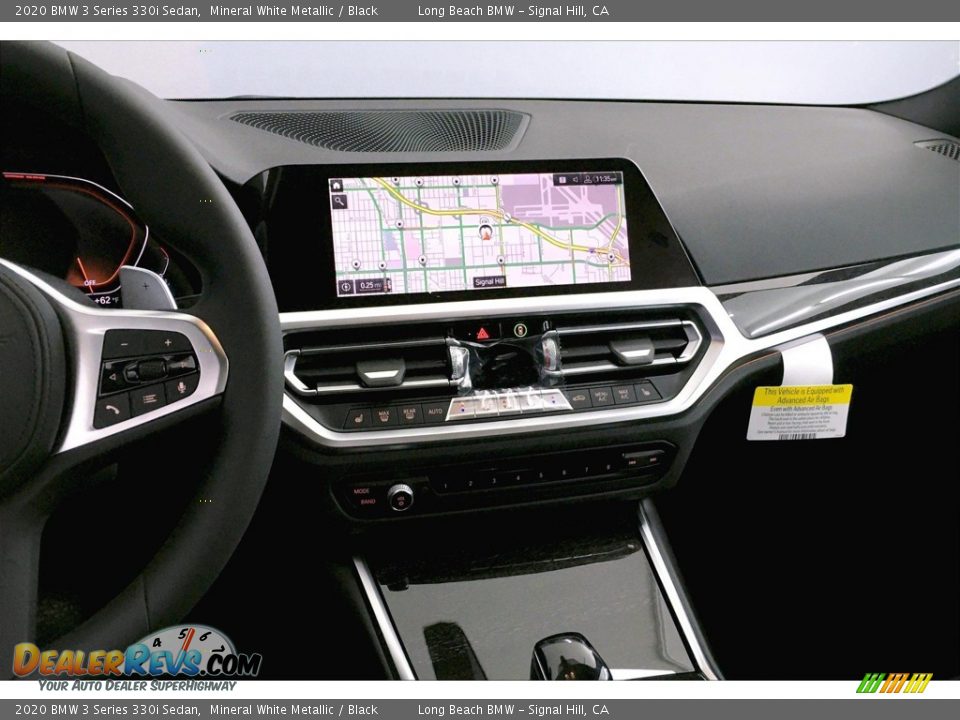 2020 BMW 3 Series 330i Sedan Mineral White Metallic / Black Photo #6