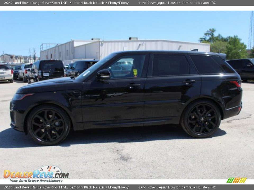 2020 Land Rover Range Rover Sport HSE Santorini Black Metallic / Ebony/Ebony Photo #6