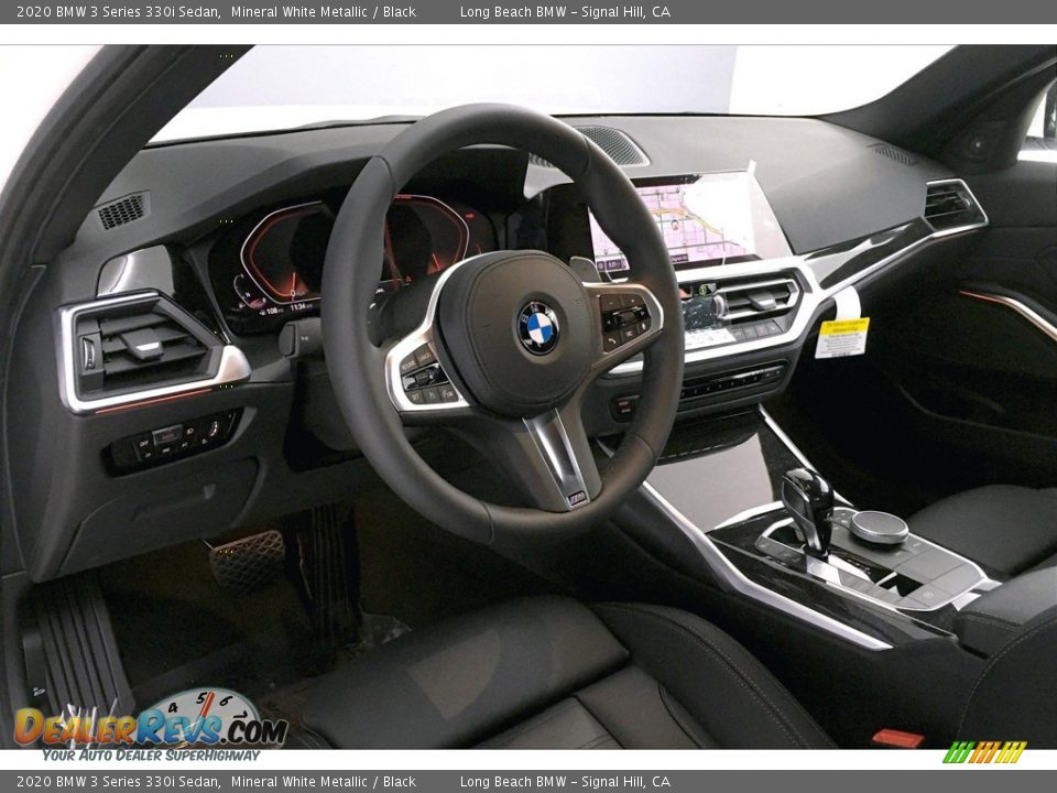 2020 BMW 3 Series 330i Sedan Mineral White Metallic / Black Photo #7