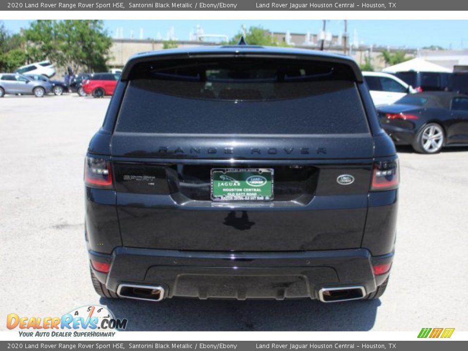 2020 Land Rover Range Rover Sport HSE Santorini Black Metallic / Ebony/Ebony Photo #7