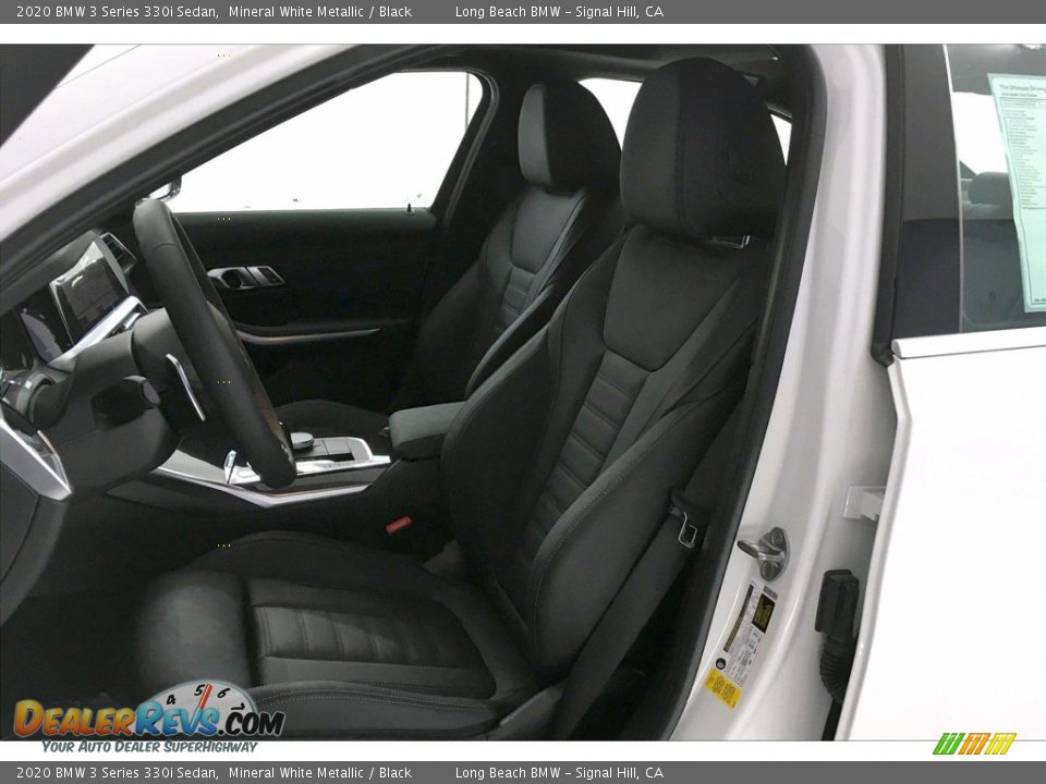 2020 BMW 3 Series 330i Sedan Mineral White Metallic / Black Photo #9