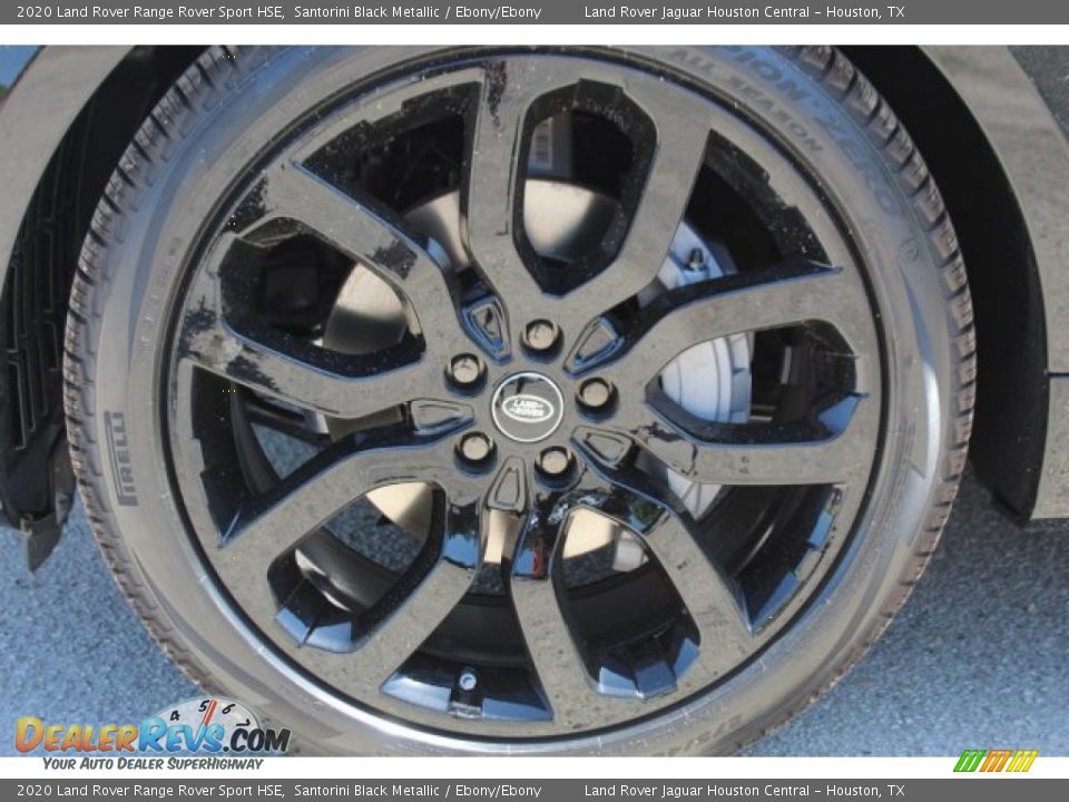 2020 Land Rover Range Rover Sport HSE Santorini Black Metallic / Ebony/Ebony Photo #9