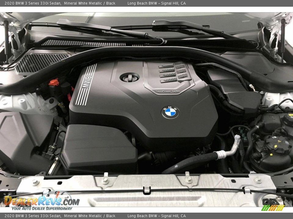 2020 BMW 3 Series 330i Sedan Mineral White Metallic / Black Photo #10
