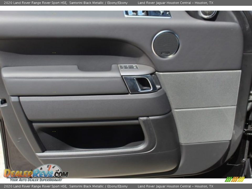2020 Land Rover Range Rover Sport HSE Santorini Black Metallic / Ebony/Ebony Photo #10