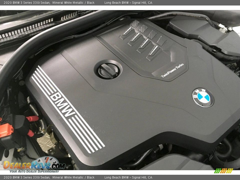 2020 BMW 3 Series 330i Sedan Mineral White Metallic / Black Photo #11