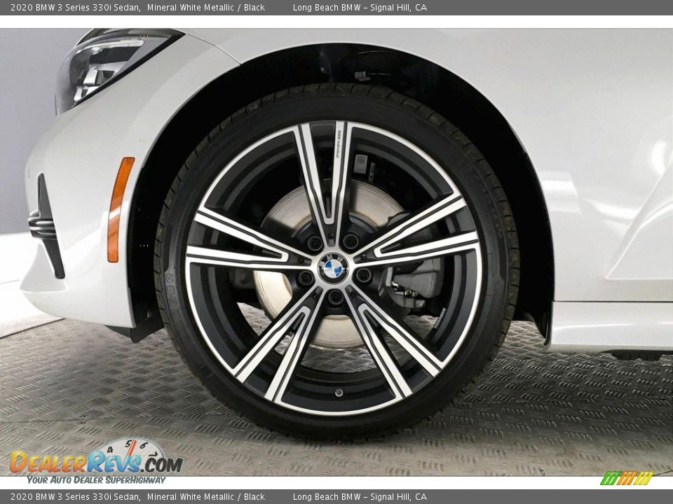 2020 BMW 3 Series 330i Sedan Mineral White Metallic / Black Photo #12