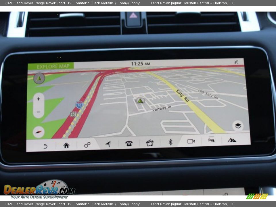 2020 Land Rover Range Rover Sport HSE Santorini Black Metallic / Ebony/Ebony Photo #14