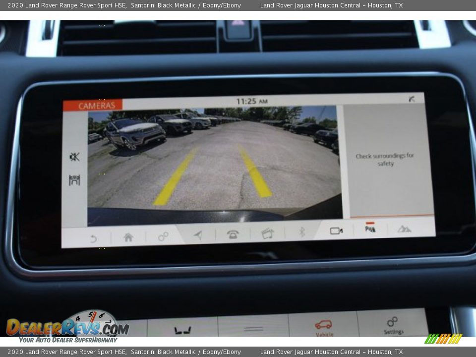 2020 Land Rover Range Rover Sport HSE Santorini Black Metallic / Ebony/Ebony Photo #15