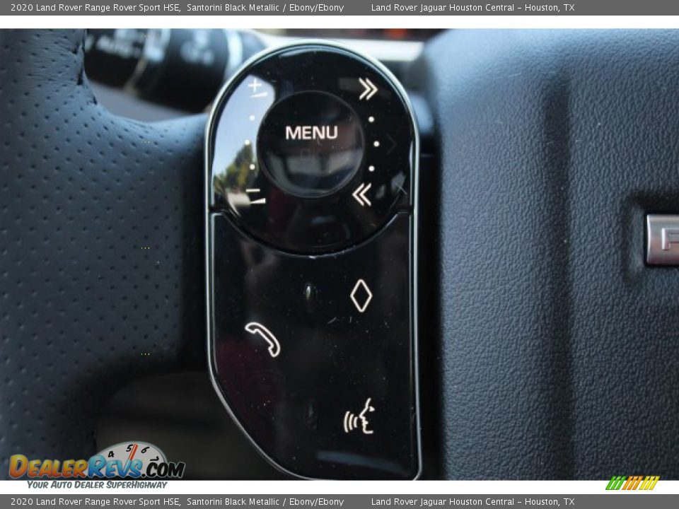 2020 Land Rover Range Rover Sport HSE Santorini Black Metallic / Ebony/Ebony Photo #20
