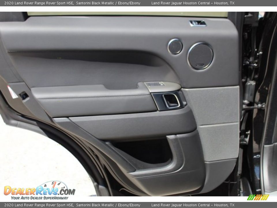 2020 Land Rover Range Rover Sport HSE Santorini Black Metallic / Ebony/Ebony Photo #24