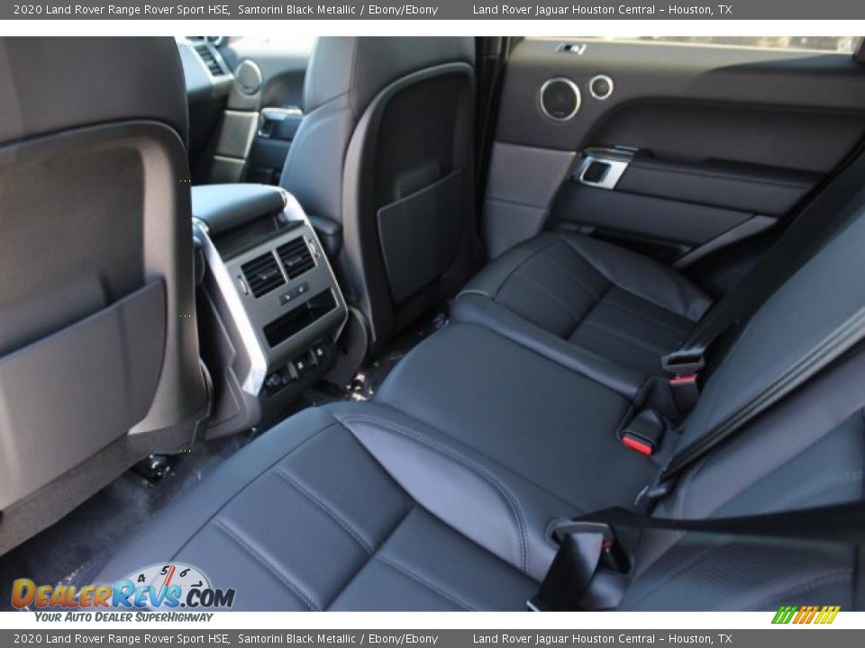 2020 Land Rover Range Rover Sport HSE Santorini Black Metallic / Ebony/Ebony Photo #25