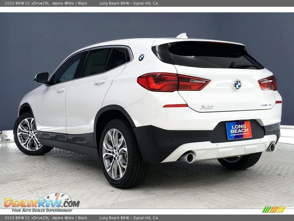 2020 BMW X2 xDrive28i Alpine White / Black Photo #3