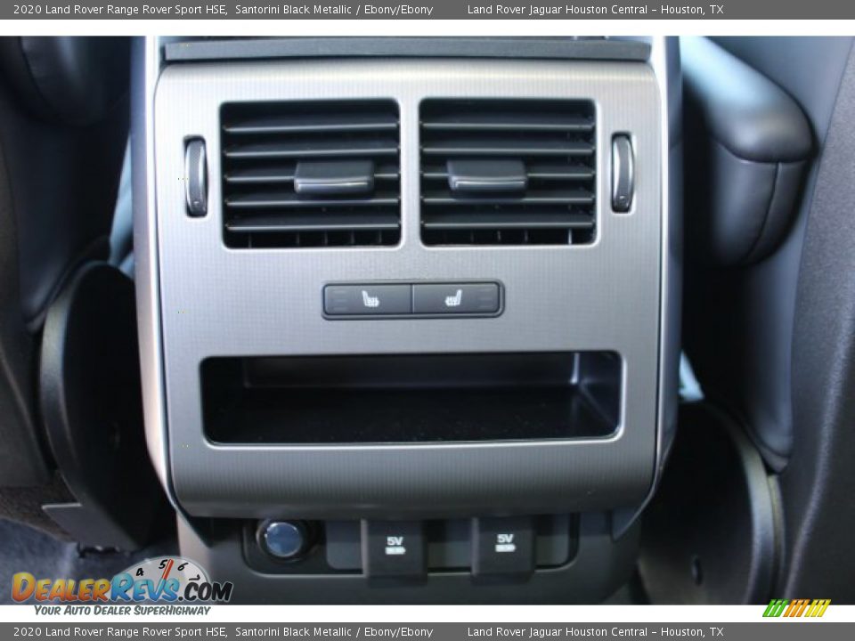 2020 Land Rover Range Rover Sport HSE Santorini Black Metallic / Ebony/Ebony Photo #26