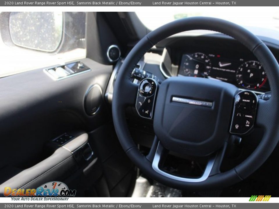 2020 Land Rover Range Rover Sport HSE Santorini Black Metallic / Ebony/Ebony Photo #27
