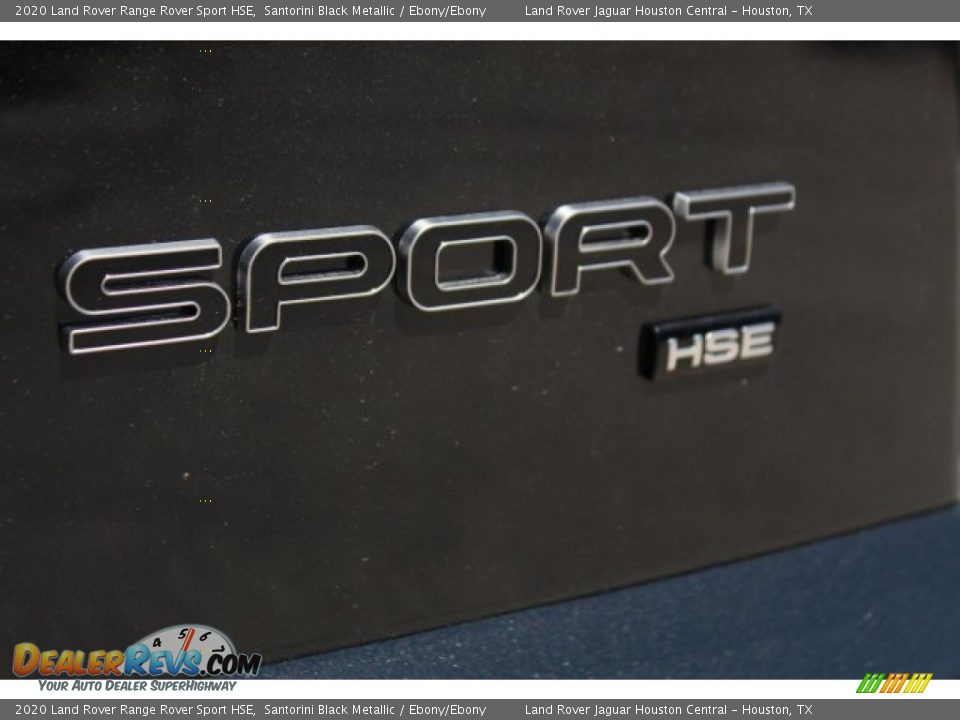 2020 Land Rover Range Rover Sport HSE Santorini Black Metallic / Ebony/Ebony Photo #31
