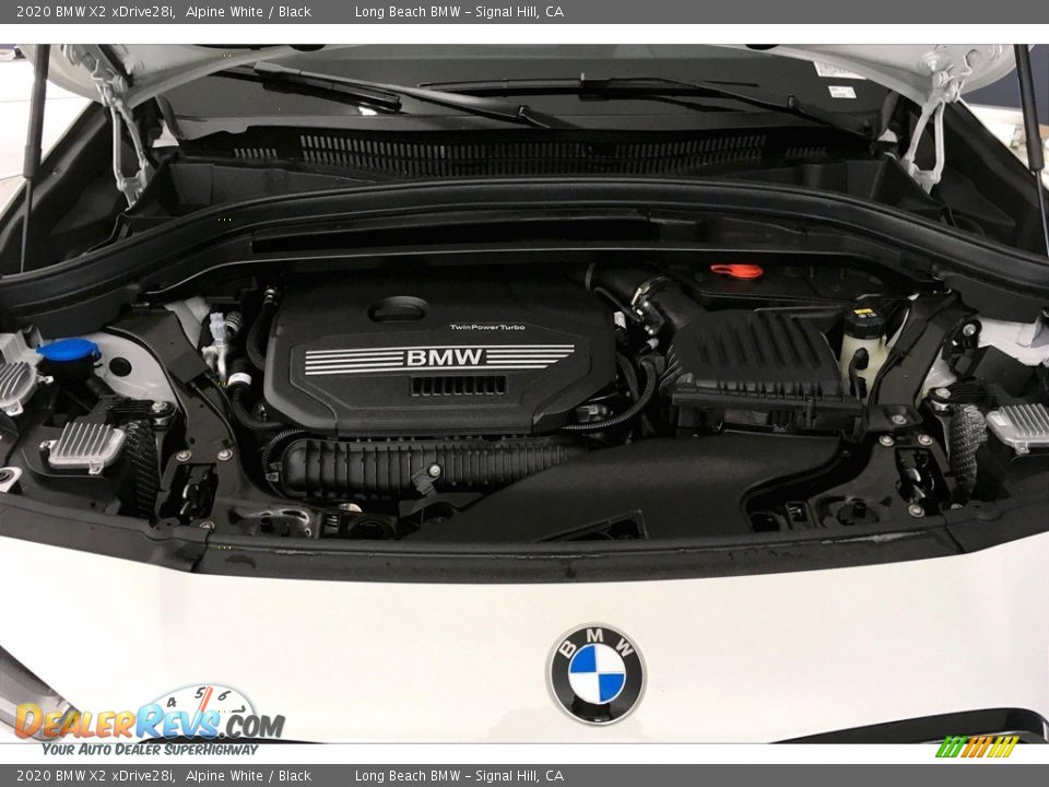 2020 BMW X2 xDrive28i Alpine White / Black Photo #10