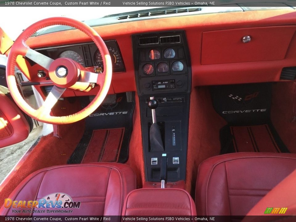 Red Interior - 1978 Chevrolet Corvette Coupe Photo #9
