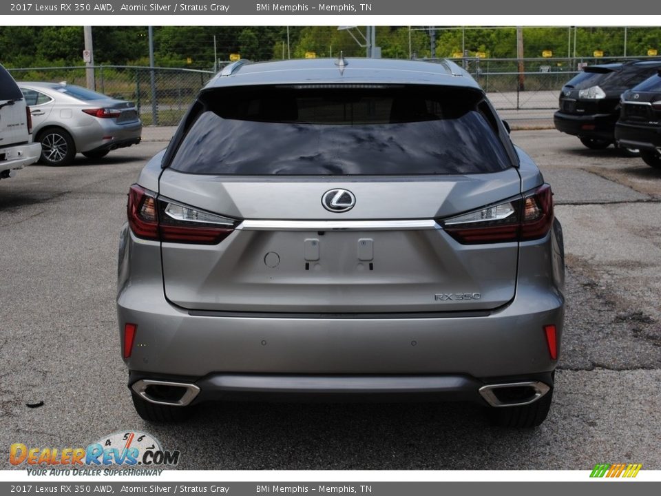 2017 Lexus RX 350 AWD Atomic Silver / Stratus Gray Photo #4