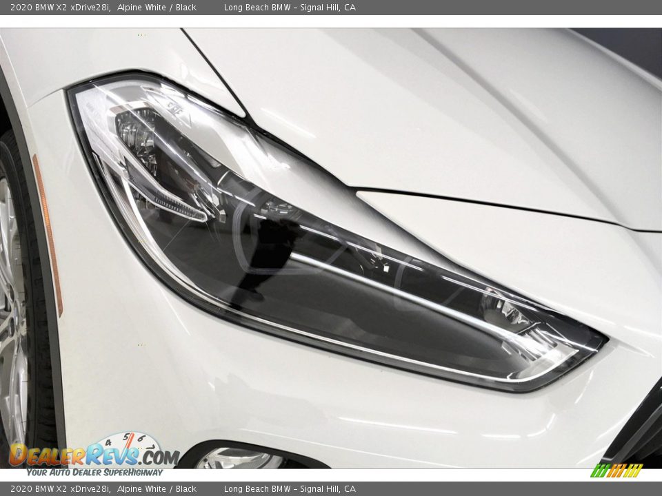2020 BMW X2 xDrive28i Alpine White / Black Photo #14