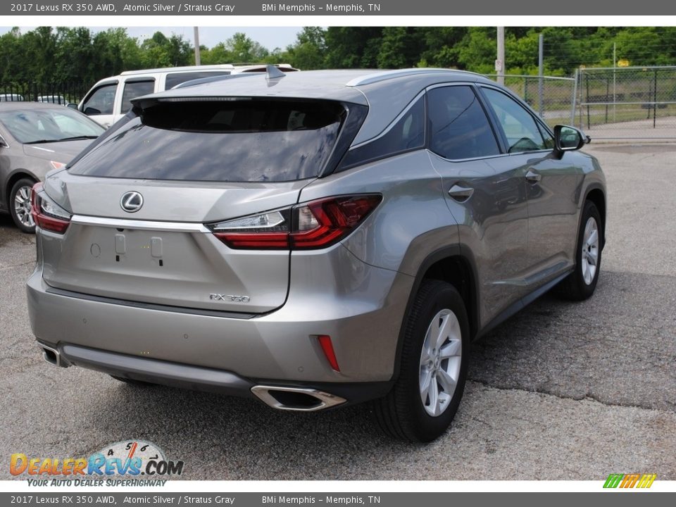 2017 Lexus RX 350 AWD Atomic Silver / Stratus Gray Photo #5