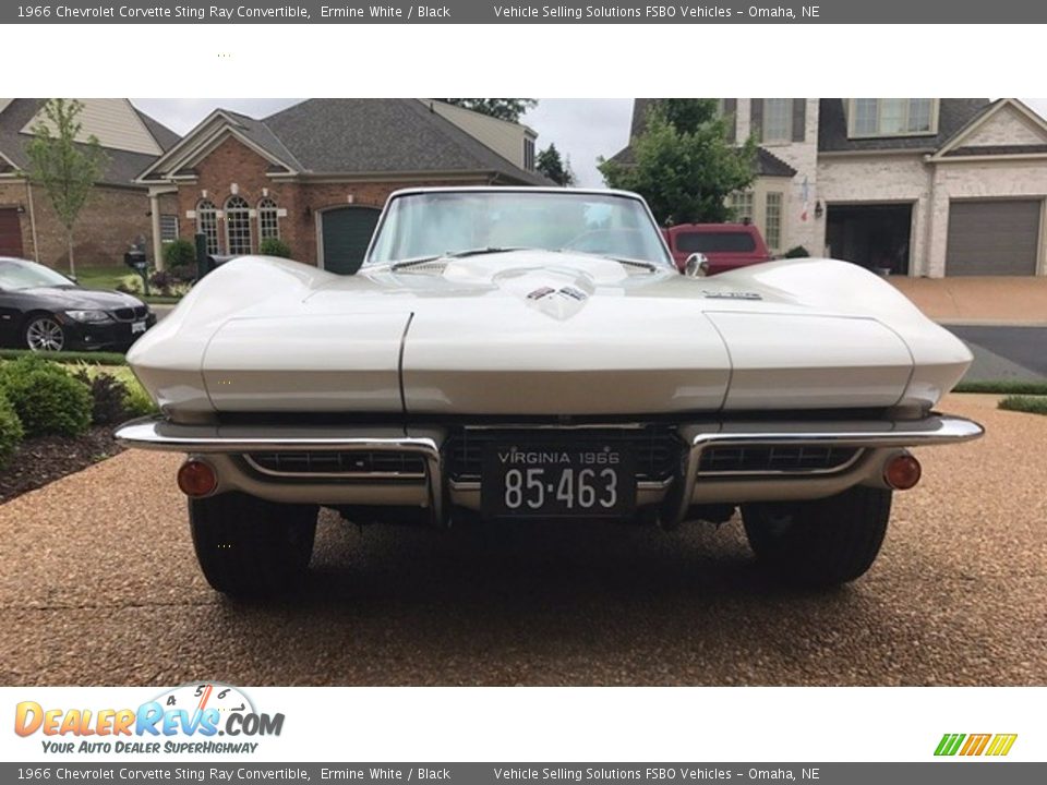 1966 Chevrolet Corvette Sting Ray Convertible Ermine White / Black Photo #5