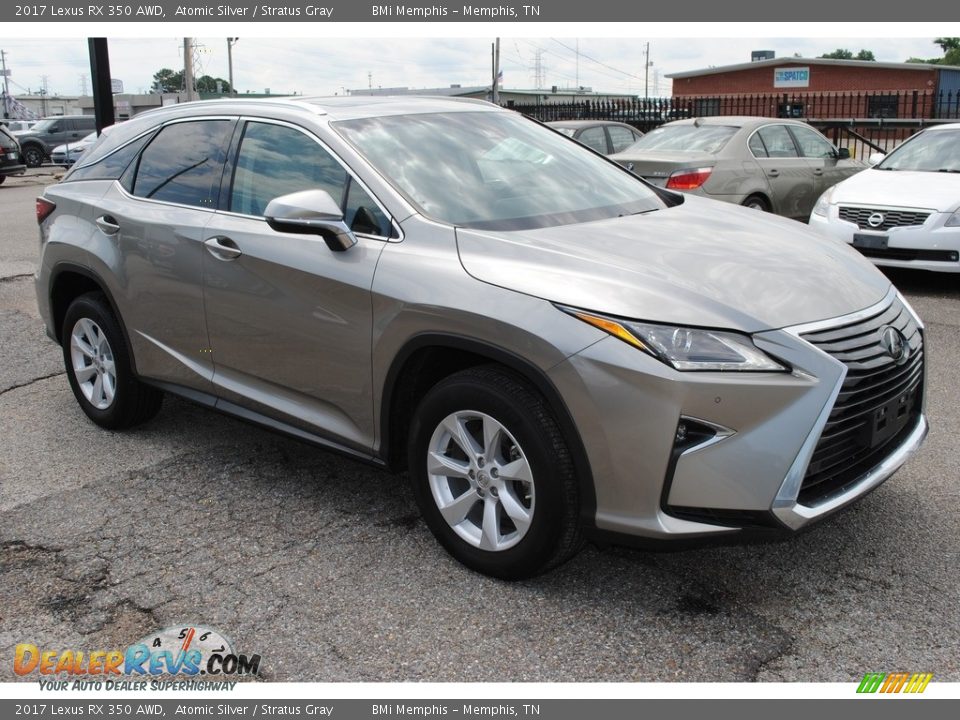 2017 Lexus RX 350 AWD Atomic Silver / Stratus Gray Photo #7