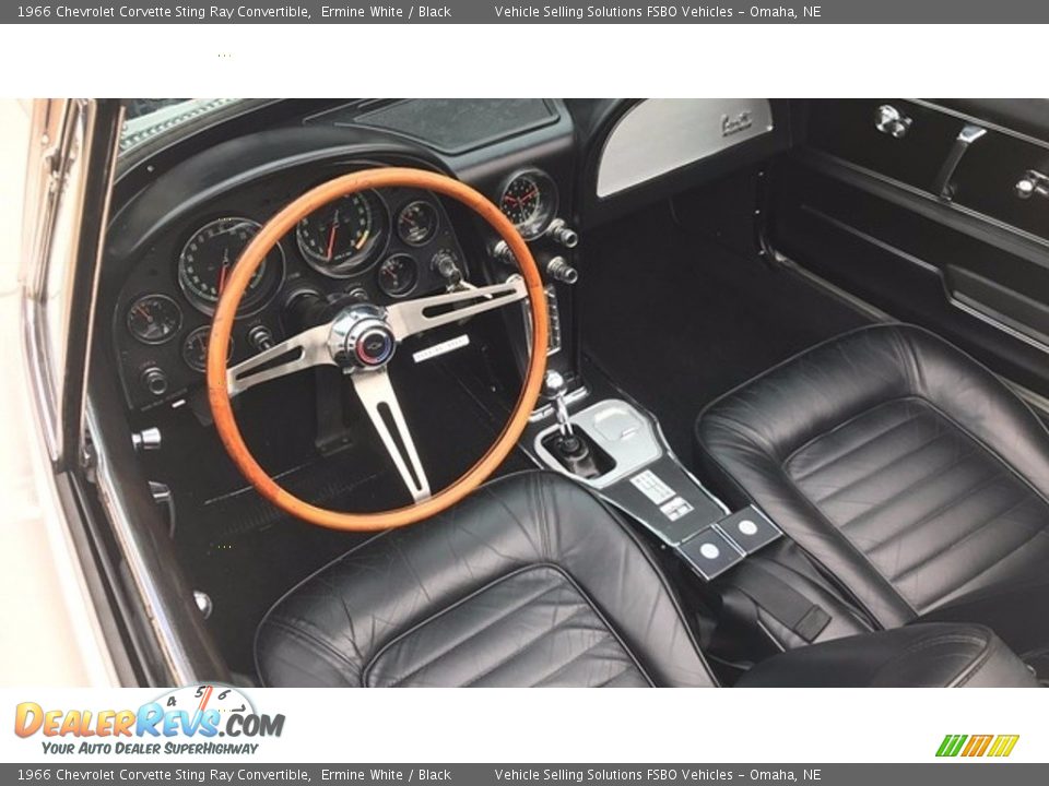 Front Seat of 1966 Chevrolet Corvette Sting Ray Convertible Photo #7