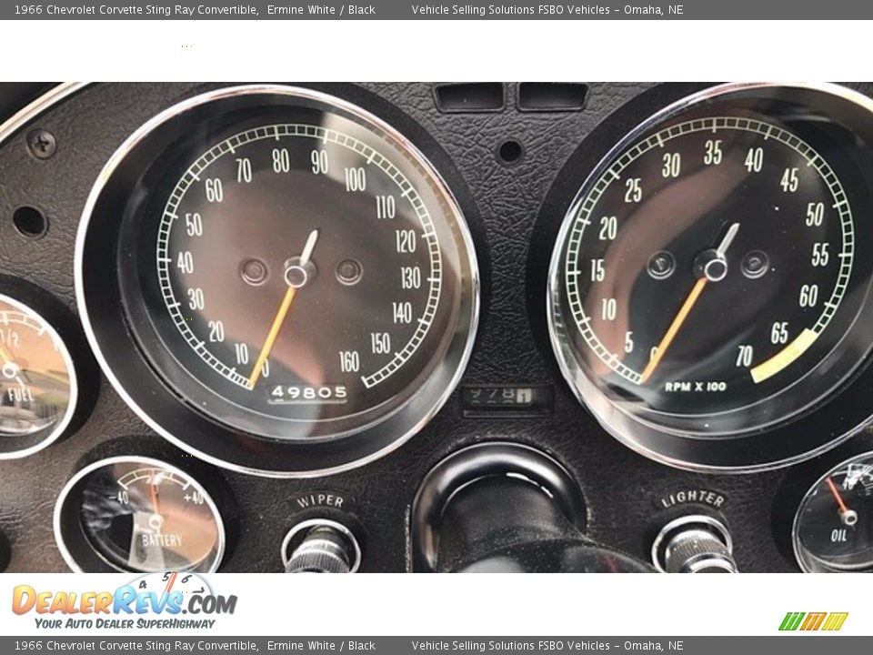 1966 Chevrolet Corvette Sting Ray Convertible Gauges Photo #9