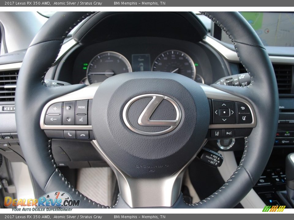 2017 Lexus RX 350 AWD Atomic Silver / Stratus Gray Photo #12