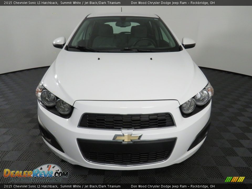 2015 Chevrolet Sonic LS Hatchback Summit White / Jet Black/Dark Titanium Photo #4