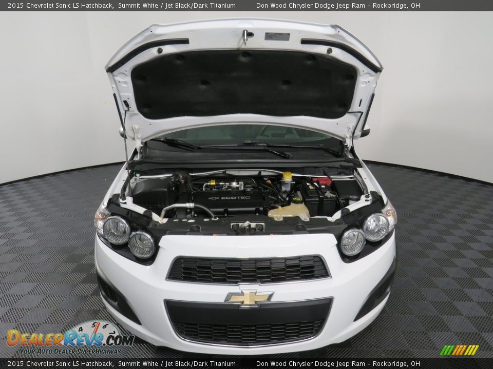 2015 Chevrolet Sonic LS Hatchback Summit White / Jet Black/Dark Titanium Photo #5