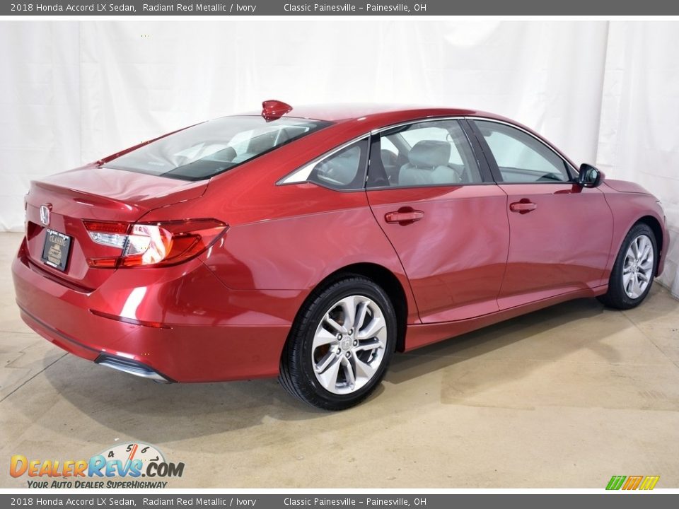 2018 Honda Accord LX Sedan Radiant Red Metallic / Ivory Photo #2