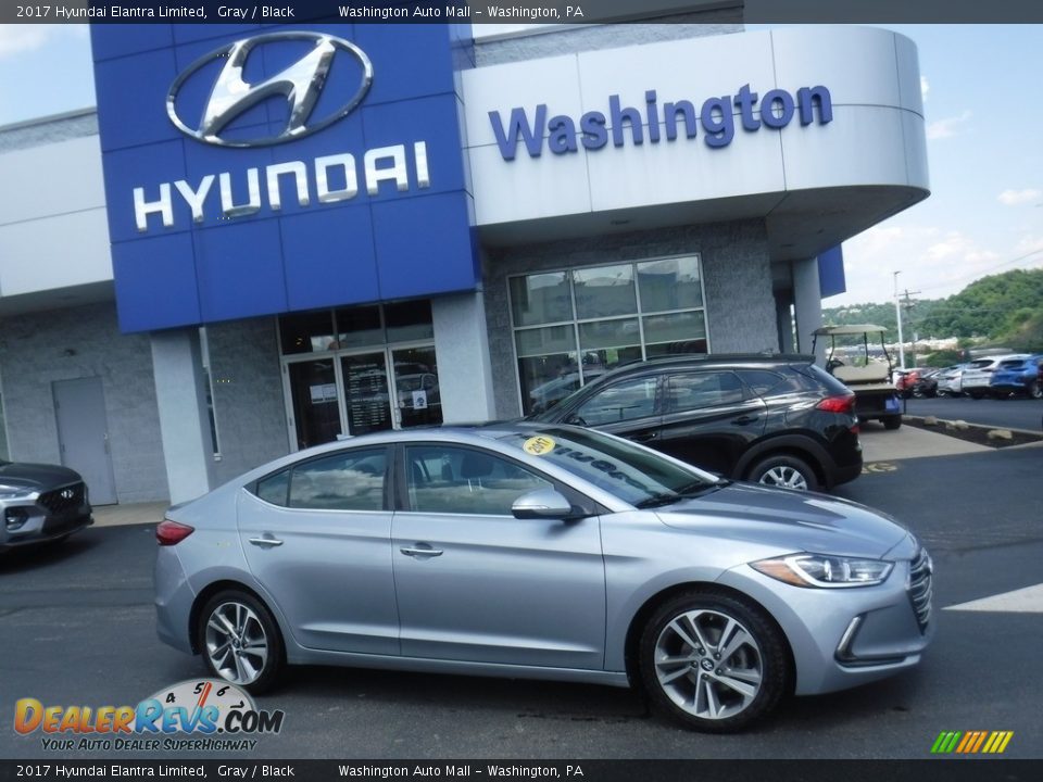 2017 Hyundai Elantra Limited Gray / Black Photo #2