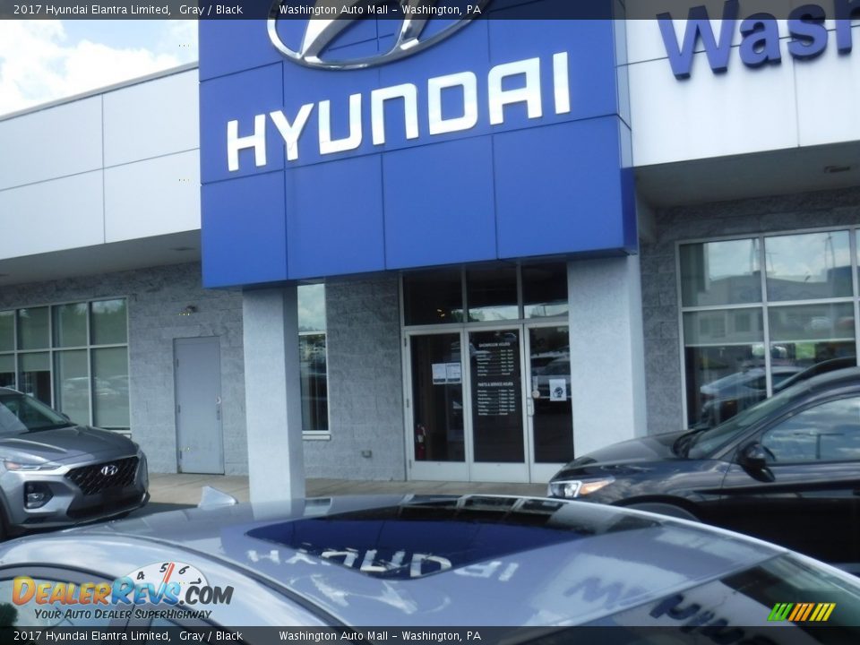 2017 Hyundai Elantra Limited Gray / Black Photo #4