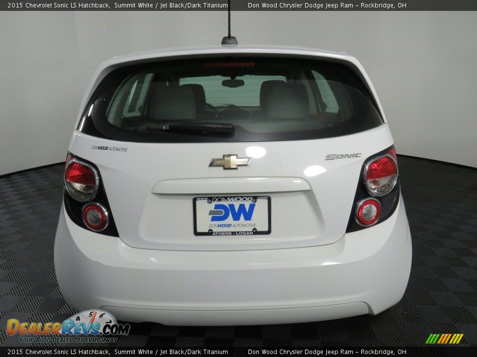 2015 Chevrolet Sonic LS Hatchback Summit White / Jet Black/Dark Titanium Photo #11