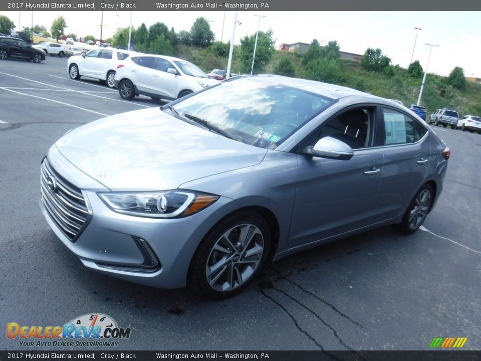 2017 Hyundai Elantra Limited Gray / Black Photo #6