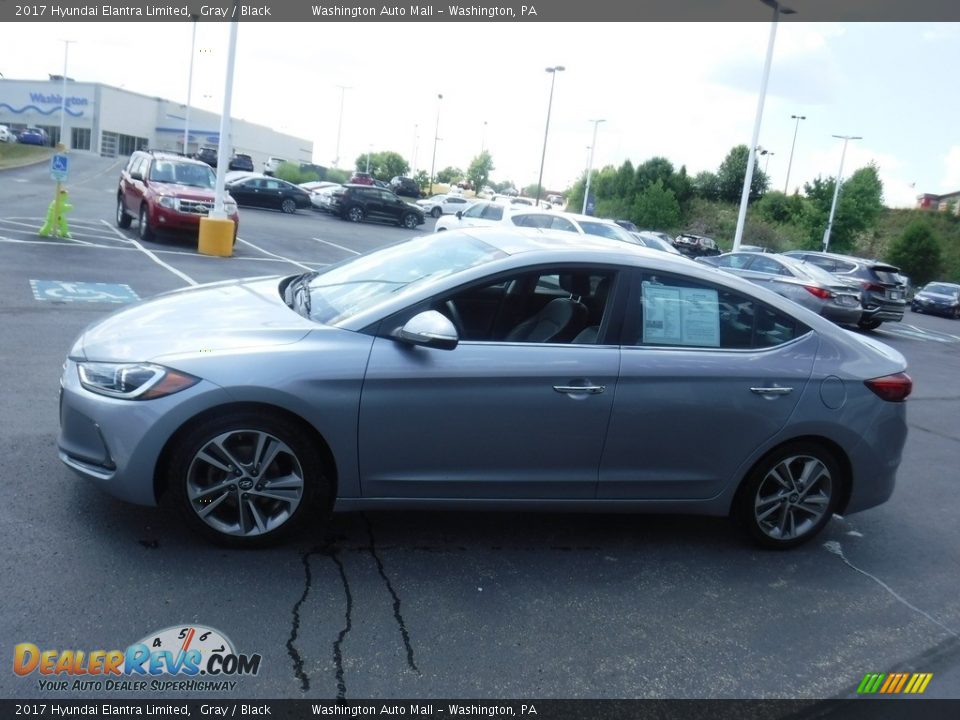 2017 Hyundai Elantra Limited Gray / Black Photo #7