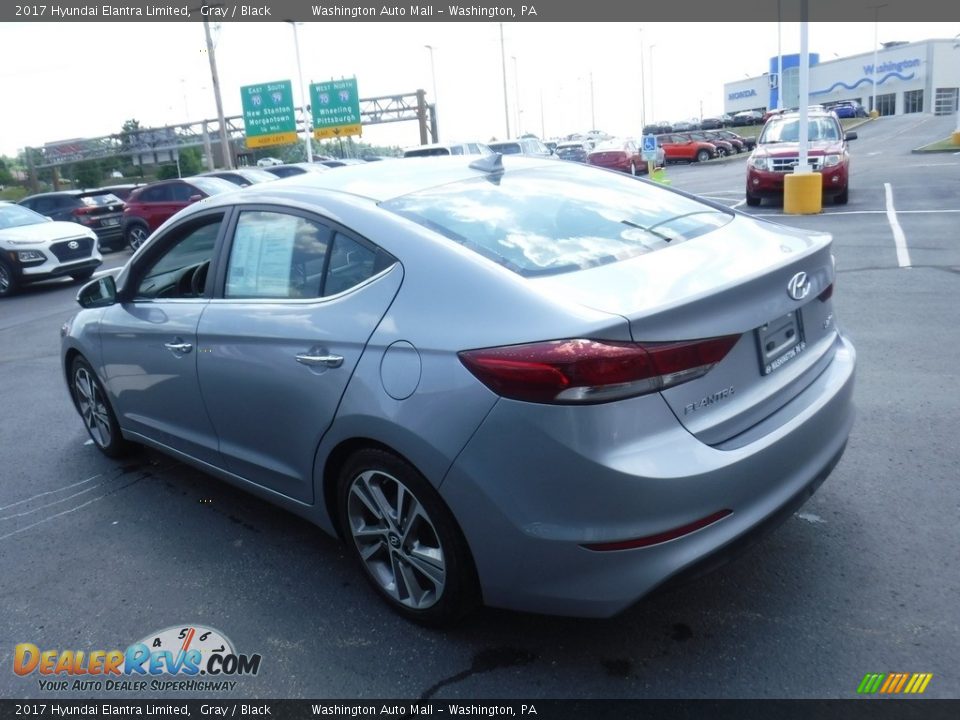 2017 Hyundai Elantra Limited Gray / Black Photo #8