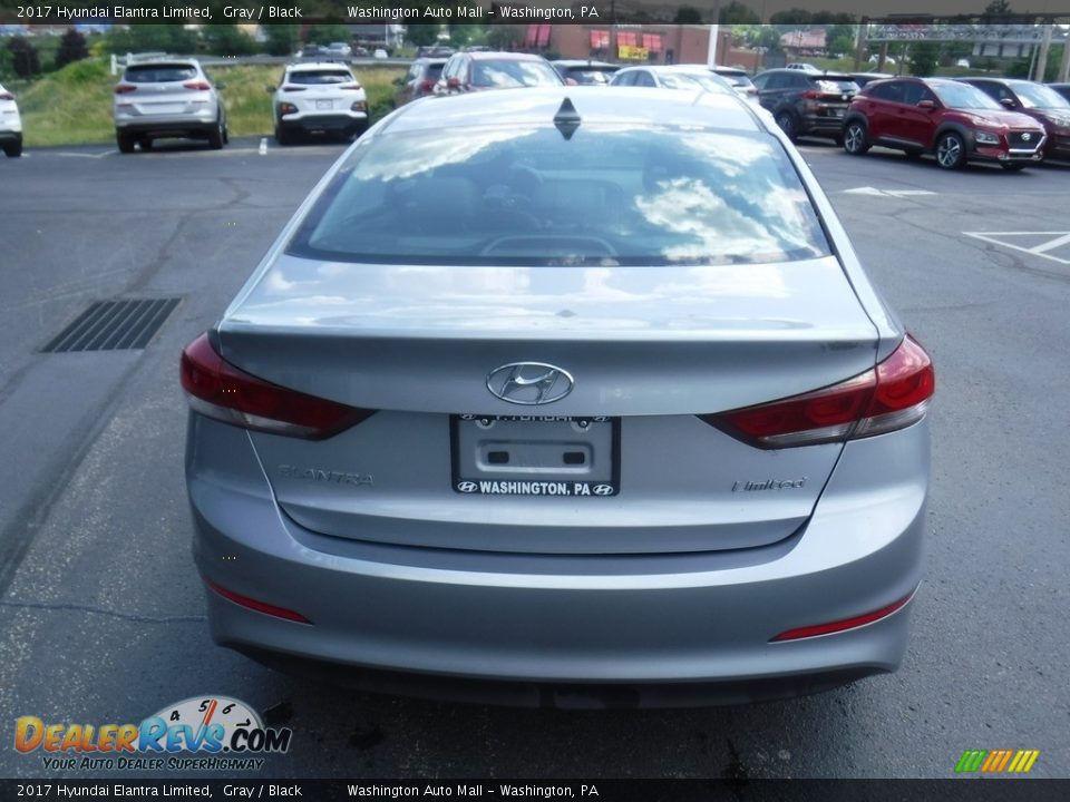 2017 Hyundai Elantra Limited Gray / Black Photo #9