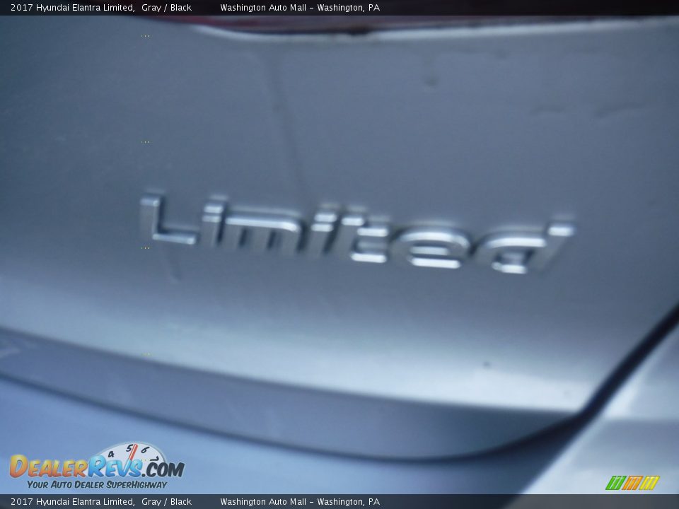 2017 Hyundai Elantra Limited Gray / Black Photo #11