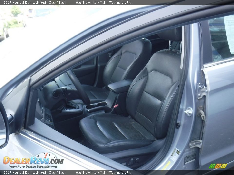 2017 Hyundai Elantra Limited Gray / Black Photo #14