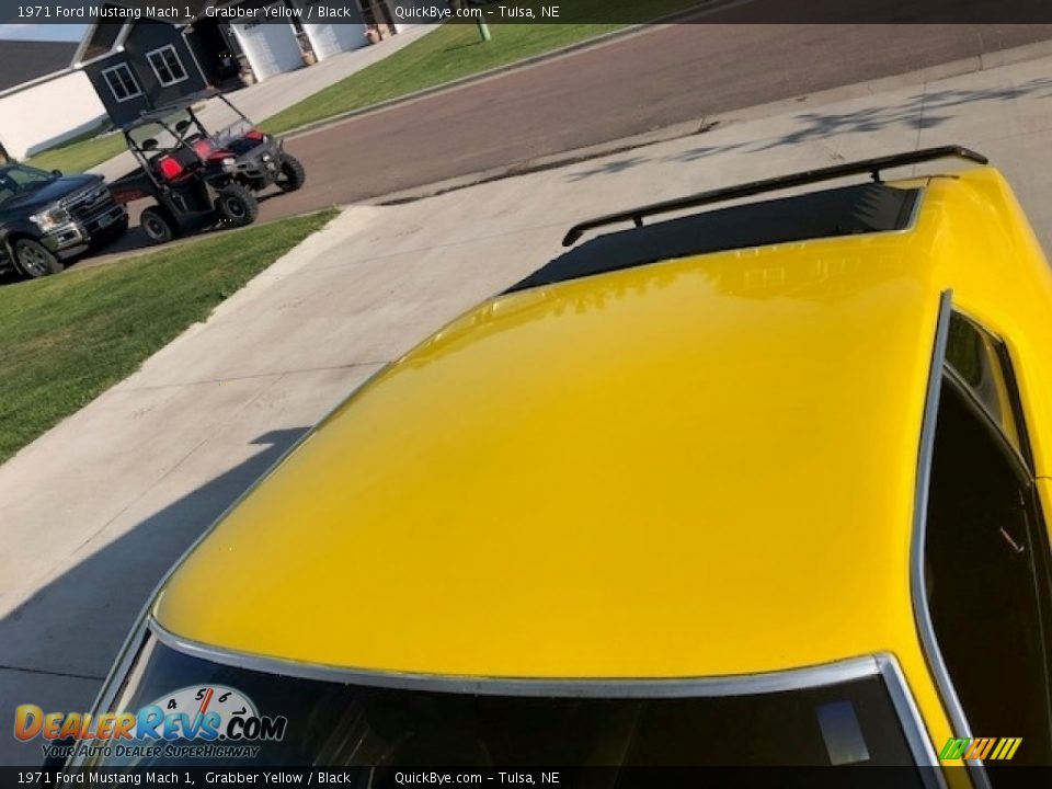 1971 Ford Mustang Mach 1 Grabber Yellow / Black Photo #10