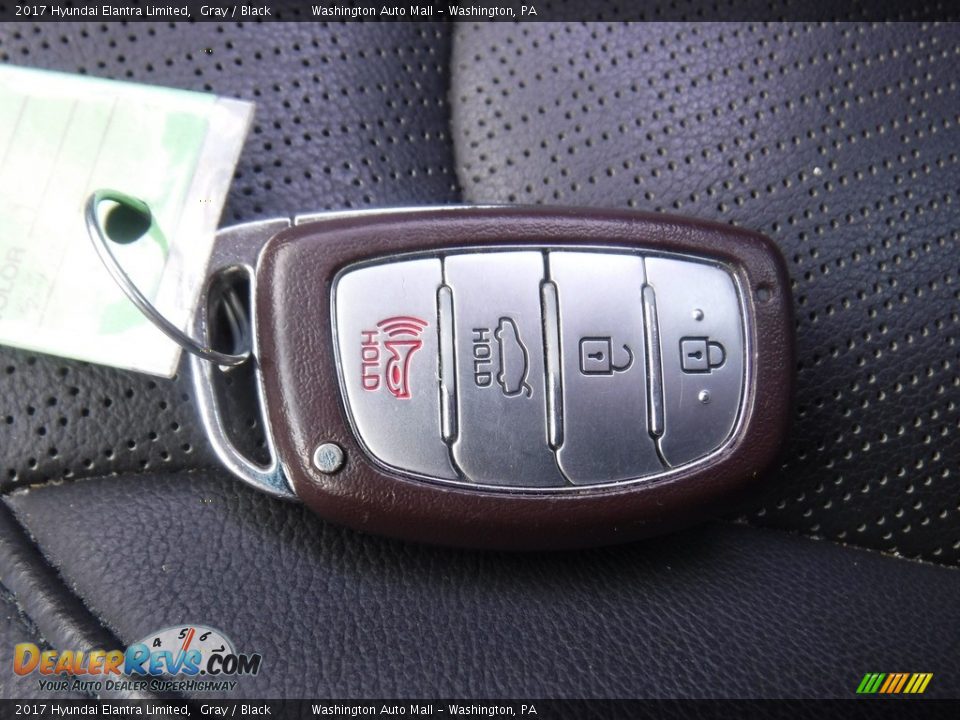 2017 Hyundai Elantra Limited Gray / Black Photo #16