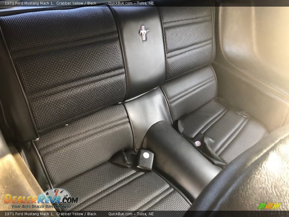 1971 Ford Mustang Mach 1 Grabber Yellow / Black Photo #19