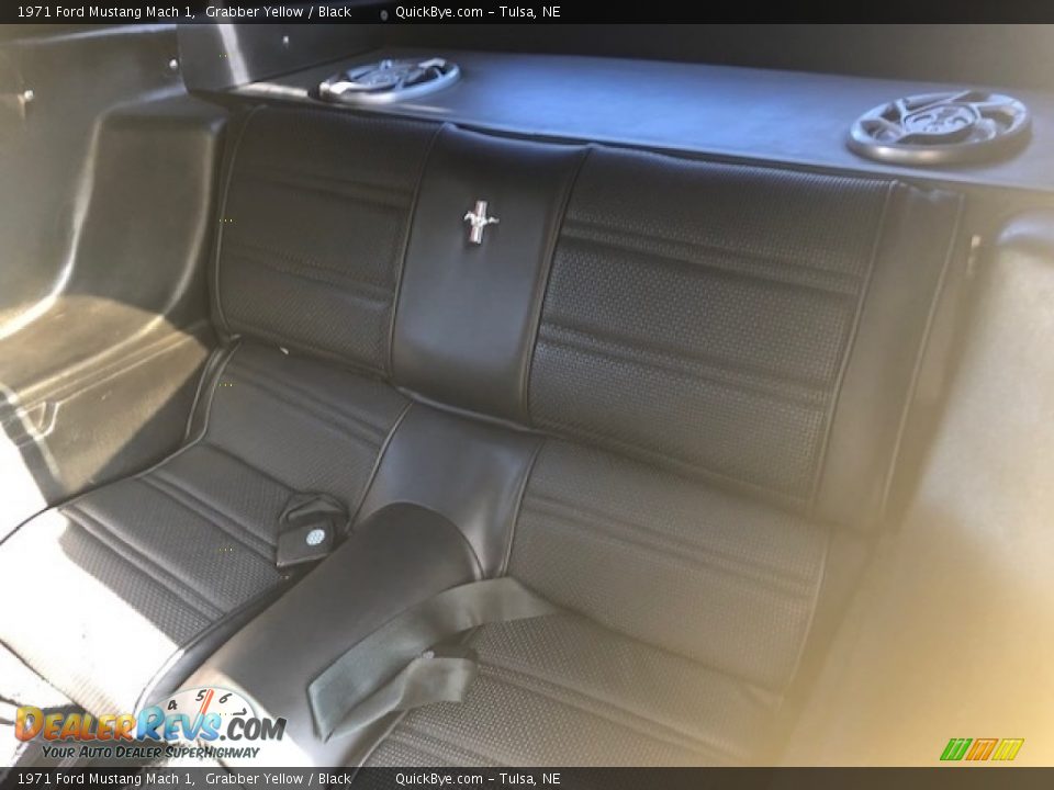 1971 Ford Mustang Mach 1 Grabber Yellow / Black Photo #20