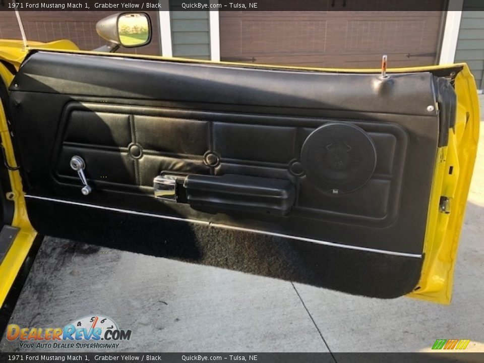 1971 Ford Mustang Mach 1 Grabber Yellow / Black Photo #22