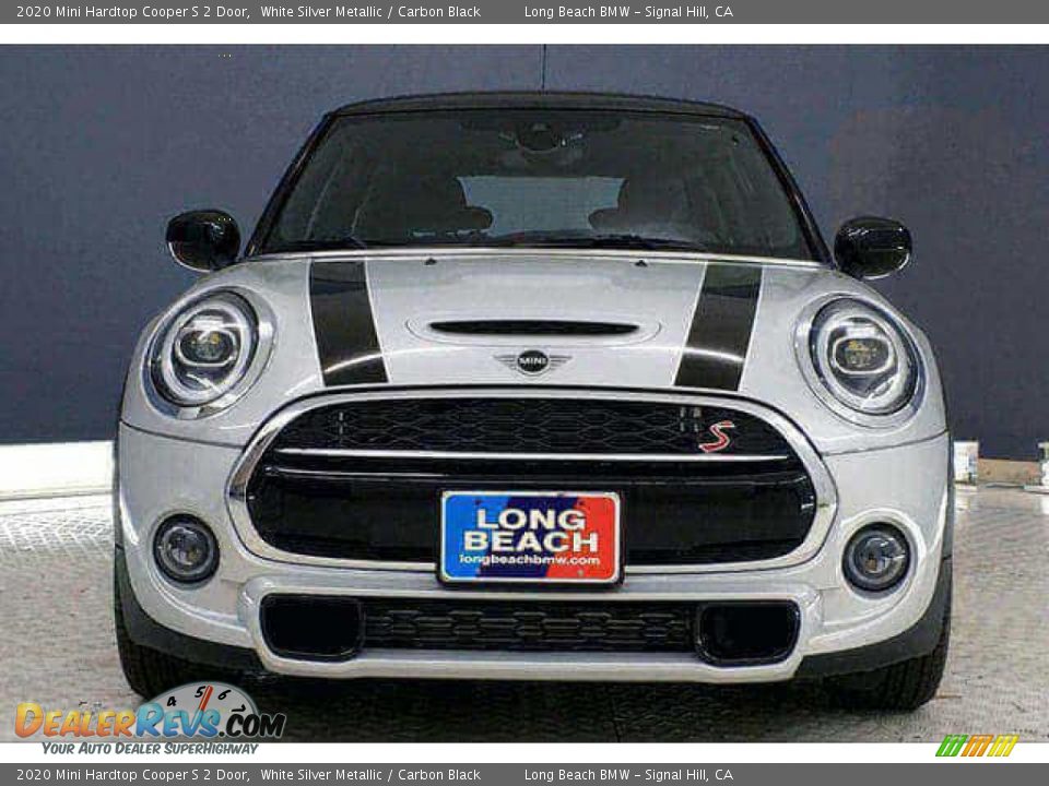 2020 Mini Hardtop Cooper S 2 Door White Silver Metallic / Carbon Black Photo #2