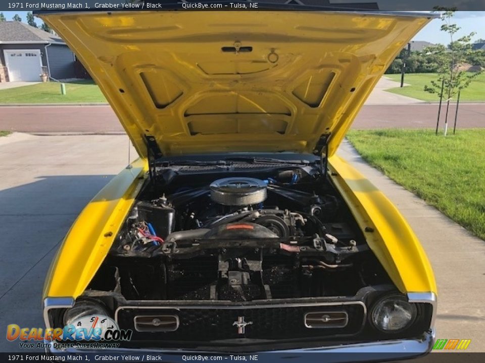 1971 Ford Mustang Mach 1 Grabber Yellow / Black Photo #23